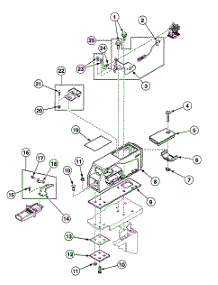 Meter Case 2 parts for Speed Queen Dryer SDG109WF99L7 from AppliancePartsPros.com