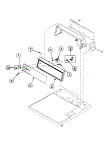 Control Assy parts for Speed Queen Dryer SDG309QF from AppliancePartsPros.com