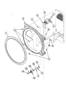 Roller Assy parts for Speed Queen Dryer SDG309QF from AppliancePartsPros.com