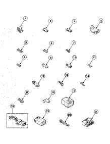 Terminals parts for Speed Queen Dryer SDG309QF from AppliancePartsPros.com