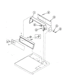 Control Hood parts for Speed Queen Dryer SDG309WF from AppliancePartsPros.com