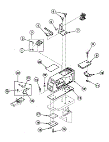 Meter Case 1 parts for Speed Queen Dryer SDG309WF from AppliancePartsPros.com