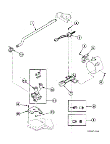 Gas Valve parts for Speed Queen Dryer SDG309WF from AppliancePartsPros.com