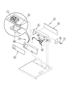 Control Assy parts for Speed Queen Dryer SDG409LF from AppliancePartsPros.com