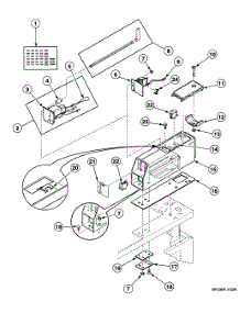 Meter Case parts for Speed Queen Dryer SDG509LF from AppliancePartsPros.com