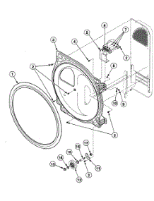 Roller Assy parts for Speed Queen Dryer SDG509QF from AppliancePartsPros.com