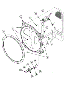 Roller Assy parts for Speed Queen Dryer SDG609WF from AppliancePartsPros.com