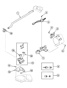 Gas Valve parts for Speed Queen Dryer SDG609WF from AppliancePartsPros.com
