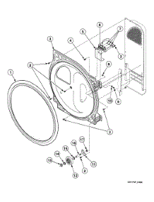 Roller Assy parts for Speed Queen Dryer SDG709LF from AppliancePartsPros.com