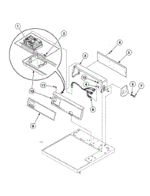 Control Panel parts for Speed Queen Dryer SDG709QF from AppliancePartsPros.com