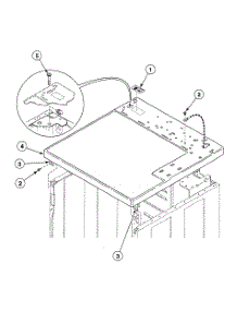 Cabinet Top parts for Speed Queen Dryer SDG709QF from AppliancePartsPros.com