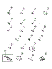 Harnesses parts for Speed Queen Dryer SDG909LF from AppliancePartsPros.com