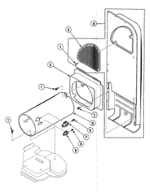 Heater parts for Speed Queen Dryer SDG909QF1124 from AppliancePartsPros.com