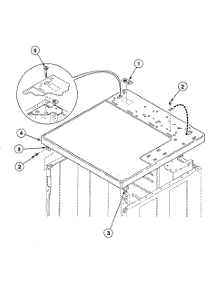 Cabinet Top parts for Speed Queen Dryer SDGB09LJ from AppliancePartsPros.com