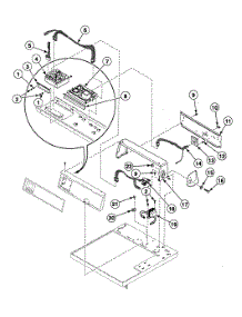Controls Assy parts for Speed Queen Dryer SDGB09QJ from AppliancePartsPros.com