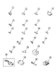 Terminals parts for Speed Queen Dryer SDGC09WJ from AppliancePartsPros.com