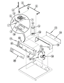 Control Panel parts for Speed Queen Dryer SDGY09LF from AppliancePartsPros.com