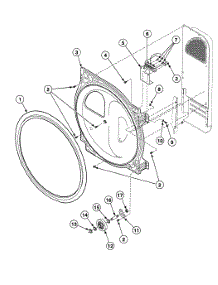 Roller Assy parts for Speed Queen Dryer SDGY09QF from AppliancePartsPros.com