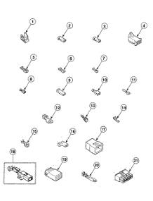 Terminals parts for Speed Queen Dryer SDGY09QF from AppliancePartsPros.com