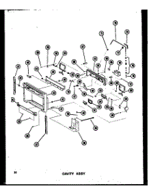 Cavity Assy parts for Amana Side-By-Side Refrigerator SDI22A-C-P60350-10WC from AppliancePartsPros.com