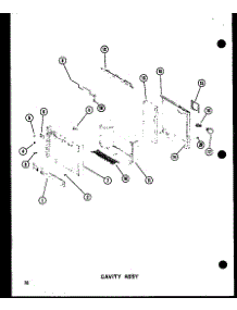 Cavity Assy (Sri19c-C / P73320-54Wc) (Sri19c-A / P73320-54Wa) (Sri19c-G / P73320-54Wg) (Sri19c / P73320-54W) (Sri19c-L / P73320-54Wl) (Sdi22c-C / P73320-53Wc) (Sdi22c / P73320-53W) (Sdi22c-A / P73320-53Wa) (Sdi22c-L / P73320-53Wl) (Sdi22c-G / P73320-53Wg) (Sdi25c-C / P73320-51 parts for Amana Side-By-Side Refrigerator SDI22C-C-P73320-53WC from AppliancePartsPros.com