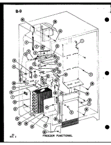 Freezer Functional parts for Amana Side-By-Side Refrigerator SDI22F-1-C-P75400-7WC from AppliancePartsPros.com
