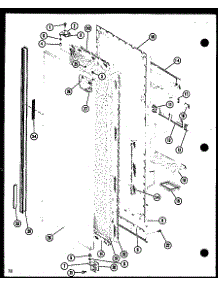 Refrigerator Door Assembly (Sri19f-G / P7700004wg) (Sri19f / P7700004w) (Sri19f-L / P7700004wl) (Sri19f-G / P7700010wg) (Sri19f / P7700010w) (Sri19f-L / P7700010wl) parts for Amana Side-By-Side Refrigerator SDI22F-G-P7700011WG from AppliancePartsPros.com