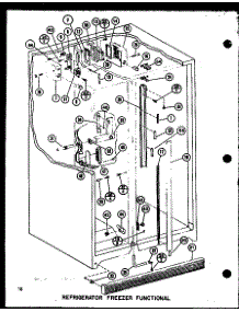 Refrigerator Freezer Functional parts for Amana Side-By-Side Refrigerator SDI22GG-P7745505WG from AppliancePartsPros.com