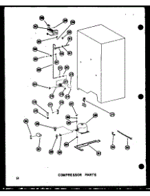 Compressor Parts (Sdi25n-1-A / P60230-82Wa) (Sdi25n-1-C / P60230-83Wc) (Sdi25n-1-Ag / P60230-82Wg) (Sdi25n-1 / P60230-83W) (Sdi25n-1 / P60230-93W) (Sdi25n-1-C / P60230-93Wc) (Sdi25n-1-Ag / P60230-93Wg) (Sdi25n-1-A / P60230-93Wa) (Sdi25w / P60340-17W) (Sdi25w-C / P60340-17Wc) parts for Amana Side-By-Side Refrigerator SDI22N-1-C-P60230-72WC from AppliancePartsPros.com