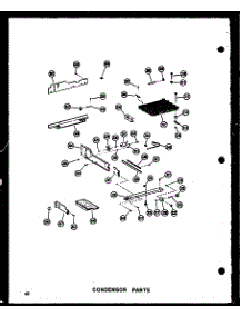 Condensor Parts parts for Amana Side-By-Side Refrigerator SDI22N-A-P60201-65WA from AppliancePartsPros.com