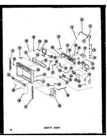 Cavity Assy parts for Amana Side-By-Side Refrigerator SDI22W-AG-P60340-74WG from AppliancePartsPros.com