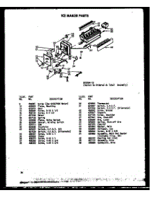 Ice Maker Parts (Csdi25a-C / P60350-17Wc) (Csdi25a-A / P60350-17Wa) (Csdi25a / P60350-17W) (Csdi25a-Ag / P60350-17Wg) (Sdi22a-A / P60350-10Wa) (Sdi22a-C / P60350-10Wc) (Sdi22a-Ag / P60350-10Wg) (Sdi22a / P60350-10W) (Sri19a / P60350-6W) (Sri19a-C / P60350-6Wc) (Sri19a-Ag / P60 parts for Amana Side-By-Side Refrigerator SDI25A-AG-P60350-14WG from AppliancePartsPros.com