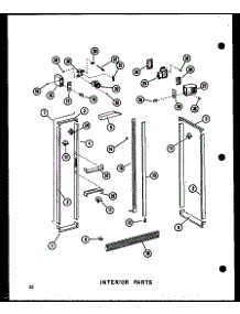 Interior Parts parts for Amana Side-By-Side Refrigerator SDI25B-L-P73320-40WL from AppliancePartsPros.com