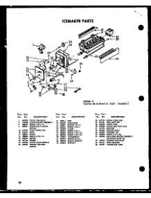 Icemaker Parts (Sri519c-L / P73320-55Wl) (Sri519c / P73320-55W) (Sri519c-G / P73320-55Wg) (Sri519c-C / P73320-55Wc) (Sri519c-A / P73320-55Wa) (Sri19c-G / P73900-5Wg) (Sri19c-A / P73900-5Wa) (Sri19c-C / P73900-5Wc) (Sri19c-L / P73900-5Wl) (Sri19c / P73900-5W) (Sri519c-C / P7390 parts for Amana Side-By-Side Refrigerator SDI25C-P73900-7W from AppliancePartsPros.com