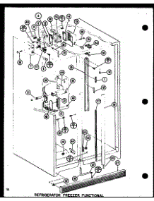 Refrigerator Freezer Functional parts for Amana Side-By-Side Refrigerator SDI25F-P7700012W from AppliancePartsPros.com