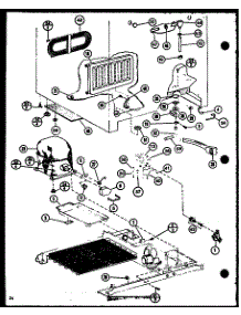 Compressor parts for Amana Side-By-Side Refrigerator SDI25GC-P7745506WC from AppliancePartsPros.com