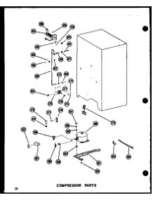 Compressor Parts (Sdi25n-1 / P60230-75W) (Sdi25n-1-C / P60230-75Wc) (Sdi25n-1-Ag / P60230-75Wg) (Sdi25n-1-A / P60230-75Wa) (Sdi25n-1 / P60230-92W) (Sdi25n-1-C / P60230-92Wc) (Sdi25n-1-Ag / P60230-92Wg) (Sdi25n-1-A / P60230-92Wa) (Sdi25w / P60340-3W) (Sdi25w-C / P60340-3Wc) ( parts for Amana Side-By-Side Refrigerator SDI25N-1-A-P60230-82WA from AppliancePartsPros.com