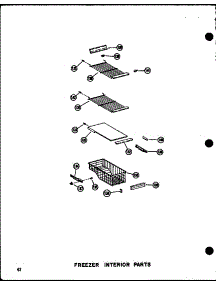Freezer Interior Parts (Sdi25n-1-A / P60230-82Wa) (Sdi25n-1-C / P60230-83Wc) (Sdi25n-1-Ag / P60230-82Wg) (Sdi25n-1 / P60230-83W) (Sdi25n-1 / P60230-93W) (Sdi25n-1-C / P60230-93Wc) (Sdi25n-1-Ag / P60230-93Wg) (Sdi25n-1-A / P60230-93Wa) (Sdi25w / P60340-17W) (Sdi25w-C / P60340 parts for Amana Side-By-Side Refrigerator SDI25N-1-P60230-75W from AppliancePartsPros.com