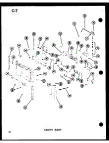 Cavity Assy parts for Amana Side-By-Side Refrigerator SDI25W-A-P60350-29WA from AppliancePartsPros.com