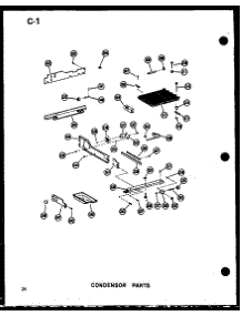 Condensor Parts parts for Amana Side-By-Side Refrigerator SDI25W-AG-P60350-29WG from AppliancePartsPros.com