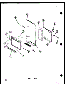 Cavity Assy (Sdi25w-C / P60350-41Wc) (Sdi25w / P60350-41W) (Sdi25w-A / P60350-41Wa) (Sdi25w-L / P60350-41Wl) (Sdi25w-Ag / P60350-41Wg) (Sdi22w-C / P60350-44Wc) (Sdi22w-A / P60350-44Wa) (Sdi22w-Ag / P60350-44Wg) (Sdi22w / P60350-44W) (Sdi22w-L / P60350-44Wl) (Sri19w-C / P60350- parts for Amana Side-By-Side Refrigerator SDI25W-AG-P73320-19WG from AppliancePartsPros.com