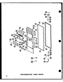 Refrigerator Door Parts (Sdi25n-1 / P60230-75W) (Sdi25n-1-C / P60230-75Wc) (Sdi25n-1-Ag / P60230-75Wg) (Sdi25n-1-A / P60230-75Wa) (Sdi25n-1 / P60230-92W) (Sdi25n-1-C / P60230-92Wc) (Sdi25n-1-Ag / P60230-92Wg) (Sdi25n-1-A / P60230-92Wa) (Sdi25w / P60340-3W) (Sdi25w-C / P60340 parts for Amana Side-By-Side Refrigerator SDI25W-P60340-3W from AppliancePartsPros.com