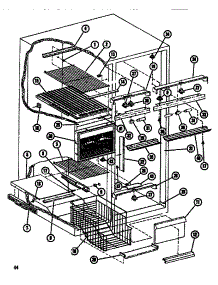 Freezer Accessory parts for Amana Side-By-Side Refrigerator SDI522F1-P7540017W from AppliancePartsPros.com
