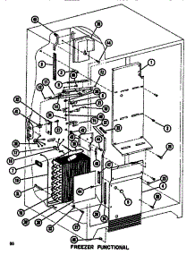Functional Parts (Freezer) parts for Amana Side-By-Side Refrigerator SDI522F1-P7540017W from AppliancePartsPros.com