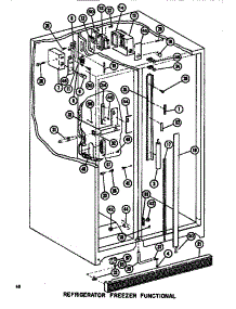 Functional Parts (Ref / Frz) parts for Amana Side-By-Side Refrigerator SDI522F1-P7642502W from AppliancePartsPros.com