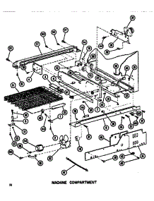 Machine Compartment parts for Amana Side-By-Side Refrigerator SDI522F1-P7642502W from AppliancePartsPros.com