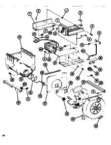 Ice Maker Assembly parts for Amana Side-By-Side Refrigerator SDI522F1-P7642502W from AppliancePartsPros.com