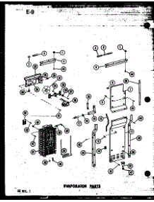 Evaporator Parts parts for Amana Side-By-Side Refrigerator SDI525E-1-P74870-19W from AppliancePartsPros.com