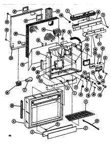 Dispenser Cavity parts for Amana Side-By-Side Refrigerator SDI525F1-P7540016W from AppliancePartsPros.com