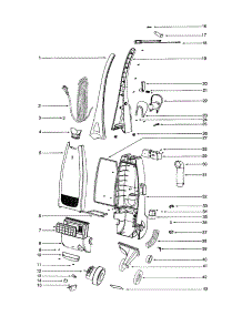 Motor / Handle / Bag Cover parts for Eureka Upright Vacuum SE2273A from AppliancePartsPros.com